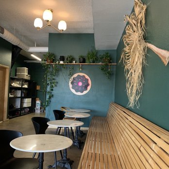 Bristol Doughnut - Donut sign and seatings - Coffee & Tea Near Me - Albuquerque, New Mexico