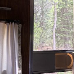 Aspen Campground - Site 24, view from the bed!