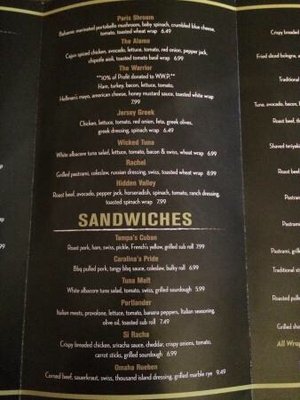 Menu photo 4 Wrap City Londonderry, NH