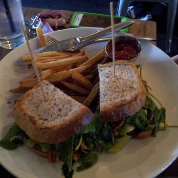 Southbound - Vegetarian sandwich with house fries - Southern Near Me - Chamblee, Georgia Southbound - Vegetarian sandwich with house fries - Southern Near Me - Chamblee, Georgia