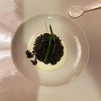 Eddie V's Prime Seafood - Caviar served with crème fraîche and chives1 - Seafood Near Me - Orlando, Florida