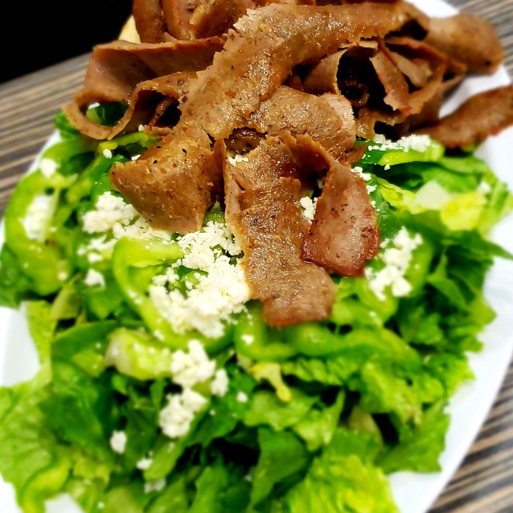 Gyromania Grill - Gyro Combination Platter - Greek Near Me - Royal Palm Beach, Florida Gyromania Grill - Gyro Combination Platter - Greek Near Me - Royal Palm Beach, Florida