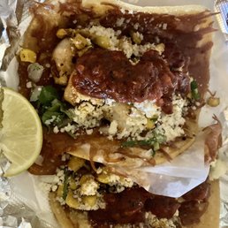 Gourmet Shrimp Taco Plate