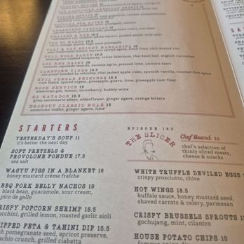 Culinary Dropout - Menu - New American Near Me - Orange, California