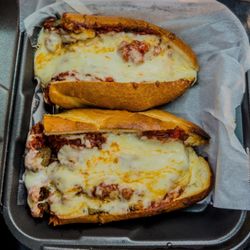 Hank's Italian Sausage sandwich