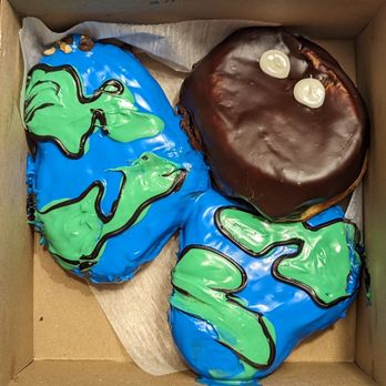 Voodoo Doughnut - Charity x 2 and a Bavarian Cream - Bakeries Near Me - Orlando, Florida