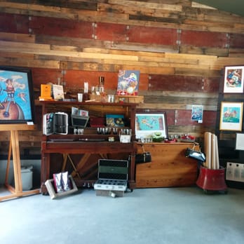 Legend Distilling - There's even art! - Distilleries Near Me - Naramata, British Columbia