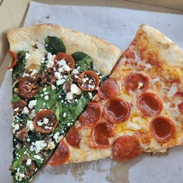 House pizza and pepperoni