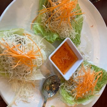 Thai Harmony - Chicken lettuce wrap. Very good and fresh. - Sushi Bars Near Me - Winston-Salem, North Carolina Thai Harmony - Chicken lettuce wrap. Very good and fresh. - Sushi Bars Near Me - Winston-Salem, North Carolina