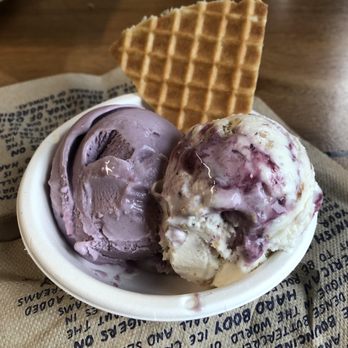 Jeni's Splendid Ice Creams - Wild berry Lavender (left) and Brambleberry Crisp (right) - Ice Cream & Frozen Yogurt Near Me - Columbus, Ohio Jeni's Splendid Ice Creams - Wild berry Lavender (left) and Brambleberry Crisp (right) - Ice Cream & Frozen Yogurt Near Me - Columbus, Ohio