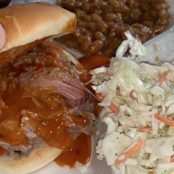 Jazzy's BBQ - Brisket Beef Sandwich Coleslaw Bbq Beans - Barbeque Near Me - Tampa, Florida Jazzy's BBQ - Brisket Beef Sandwich Coleslaw Bbq Beans - Barbeque Near Me - Tampa, Florida
