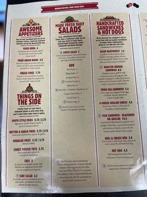 Menu photo 3 Burgersmith Lafayette, LA Menu photo 3 Burgersmith Lafayette, LA