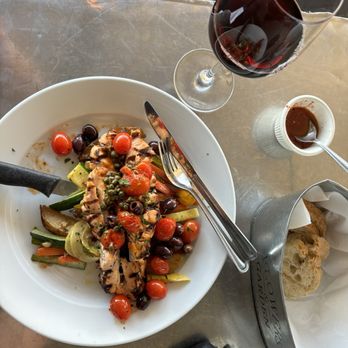 Blue Eyes Restaurant - The salmon... - Pizza Near Me - Hoboken, New Jersey