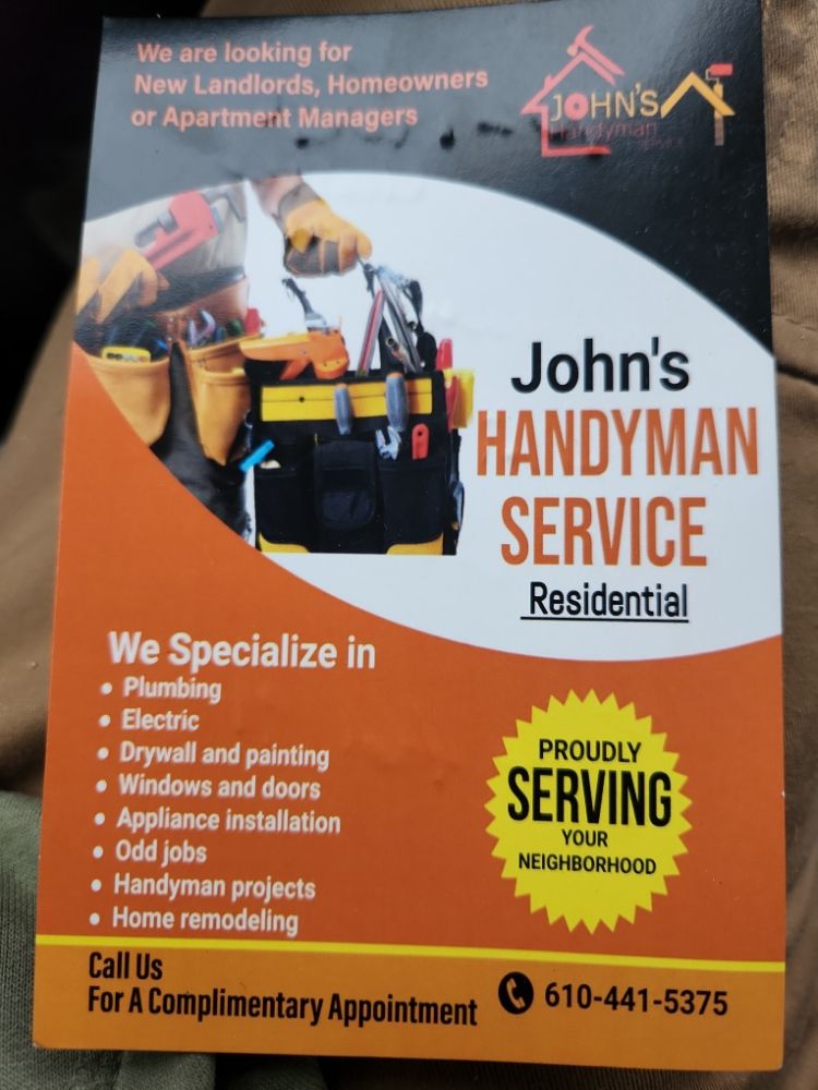 Slide of John's Handy Man Service