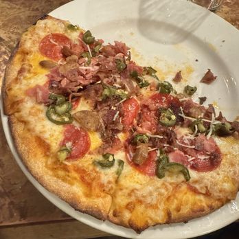 Bohemian Brewery - Pizza pepperoni and bacon - Breweries Near Me - Midvale, Utah