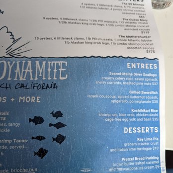 Fishing With Dynamite - Seafood Near Me - Manhattan Beach, California