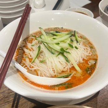Dinesty Dumpling House - noodles in a sesame and peanut sauce // ig: @sandyeatslocal - Chinese Near Me - Vancouver, British Columbia