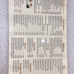 Pho Captain - These are the menus