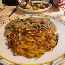 Hotel-Rest. Chesa Grischuna - Veal Zurich style...simply perfect