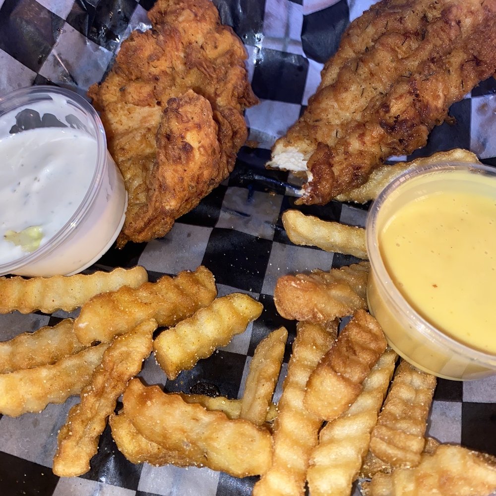 Ed's Tavern - Chicken fingers with fries - American Near Me - Charlotte, North Carolina Ed's Tavern - Chicken fingers with fries - American Near Me - Charlotte, North Carolina
