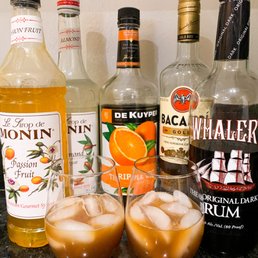 Rum Barrel drink from Roxi Rocket's Tiki Cocktails class Rum Barrel drink from Roxi Rocket's Tiki Cocktails class