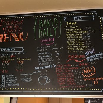 Baked From The Hart - Menu - Desserts Near Me - Seattle, Washington Baked From The Hart - Menu - Desserts Near Me - Seattle, Washington