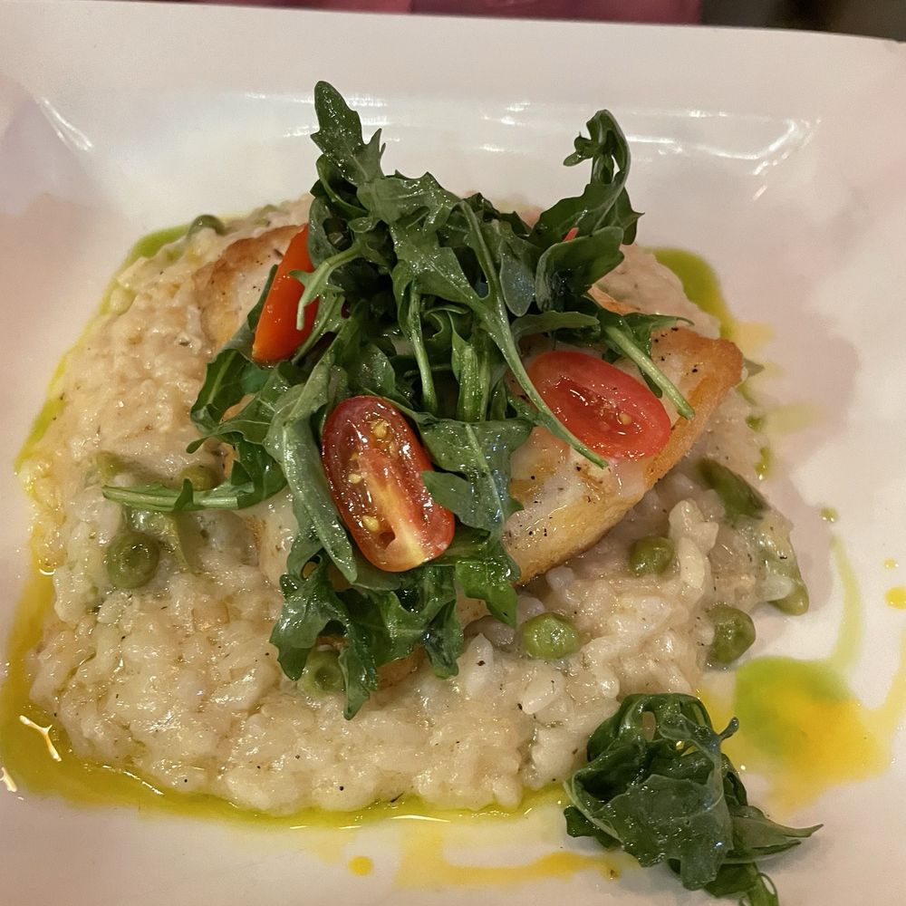 Bistro Arancini - Halibut with risotto - Italian Near Me - Burlingame, California