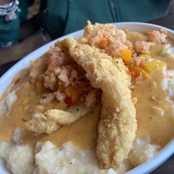 Eat My Biscuits - Creamy cat was a good dish. Glad we chose this over the regular catfish - Breakfast & Brunch Near Me - East Point, Georgia Eat My Biscuits - Creamy cat was a good dish. Glad we chose this over the regular catfish - Breakfast & Brunch Near Me - East Point, Georgia
