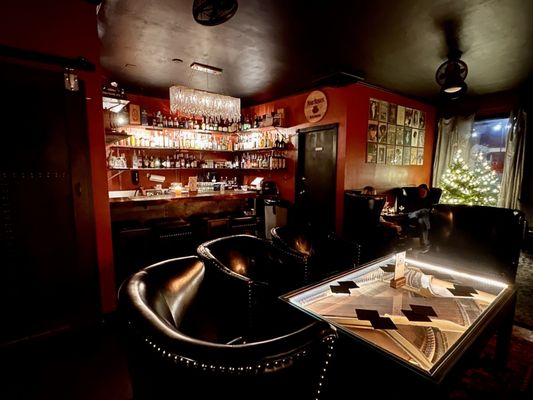 The Bookcase and Barber by null