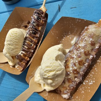 The Beach Bus - Oreo and churros waffle with ice cream. - Food Trucks Near Me - Kahuku, Hawaii The Beach Bus - Oreo and churros waffle with ice cream. - Food Trucks Near Me - Kahuku, Hawaii