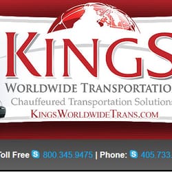 Kings Worldwide Transportation - Providing travelers with professional chauffeured transportation services throughout Oklahoma and over 500 cities worldwide.