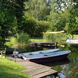 Radweg Berlin-Kopenhagen - Biergarten südlich von Mildenberg