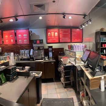 Starbucks - Pano inside, got lucky no guests but me. I don't like bothering people. - Coffee & Tea Near Me - Brandon, Florida