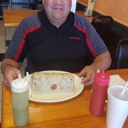 I had a burrito it was huge I could not finish it the waitress was nice the kitchen staff was nice everything was clean.