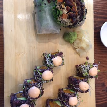 Beyond Sushi - Sweet Tree Roll and Nutty Buddy wrap.  Best combo ever!! - Sushi Bars Near Me - New York, New York