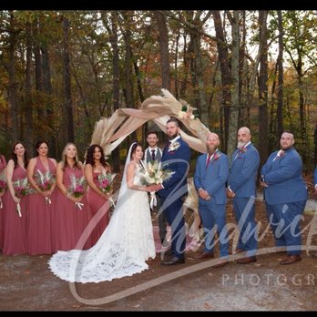 Chadwick Weddings - Bridal party at Handmade Arch - Officiants Near Me Chadwick Weddings - Bridal party at Handmade Arch - Officiants Near Me