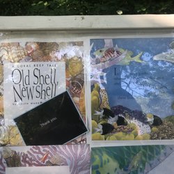 Hildebrand Nature Conservancy - The children's book "Old Shell, New Shell" appears at several kiosks along the trail.