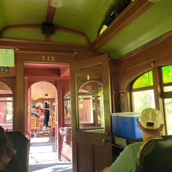 1880 Train - In side the Oreville car - Transportation Near Me - Hill City, South Dakota
