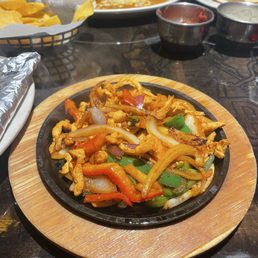 Chicken fajitas