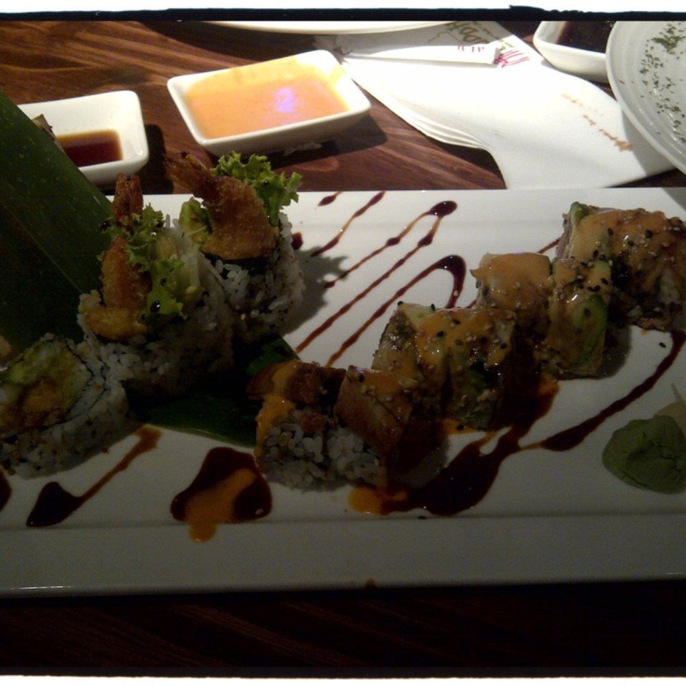 Buddha - shrimp tempura roll & out of control roll - Asian Fusion Near Me - Rye Brook, New York
