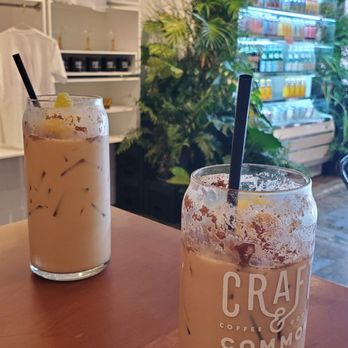 Craft & Common - The 'Dune'. It's off their craft coffee menu. It's espresso, condensed milk, orange, and cinnamon! - Coffee & Tea Near Me - Orlando, Florida Craft & Common - The 'Dune'. It's off their craft coffee menu. It's espresso, condensed milk, orange, and cinnamon! - Coffee & Tea Near Me - Orlando, Florida