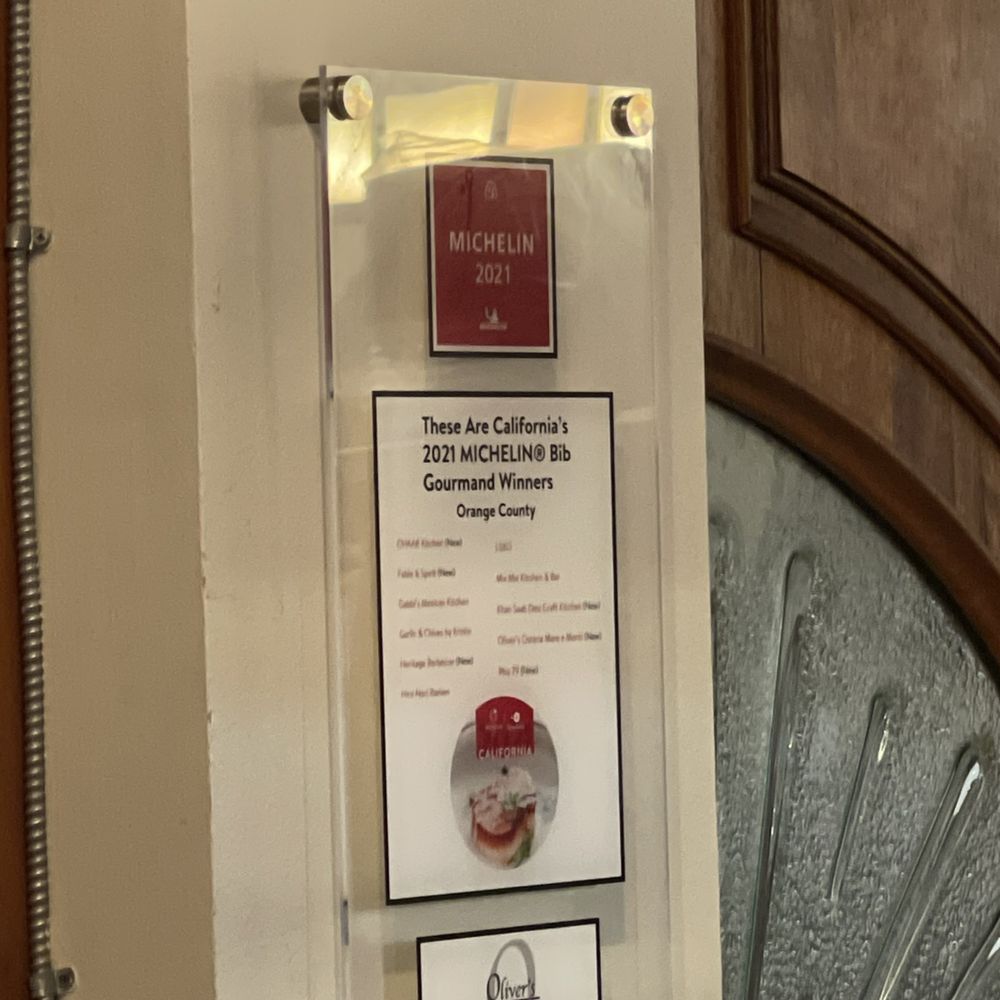 Oliver's Osteria - Italian Near Me - Laguna Beach, California