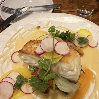 Crush Bistro - Halibut - New American Near Me - Anchorage, Alaska Crush Bistro - Halibut - New American Near Me - Anchorage, Alaska