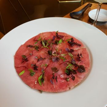 Akira Back - Tuna mushroom pizza - Japanese Near Me - Toronto, Ontario