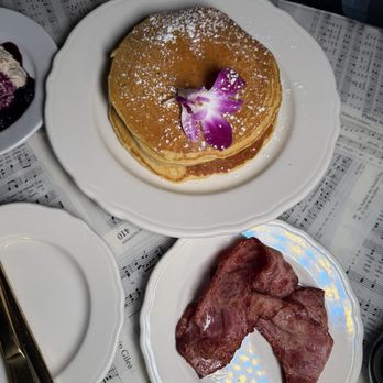Tindley Tea Cafe - BUTTERMILK HOT CAKES and turkey bacon - Breakfast & Brunch Near Me - Philadelphia, Pennsylvania