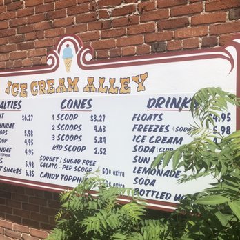 Ice Cream Alley - Menu from ice cream alley - Ice Cream & Frozen Yogurt Near Me - McCall, Idaho Ice Cream Alley - Menu from ice cream alley - Ice Cream & Frozen Yogurt Near Me - McCall, Idaho