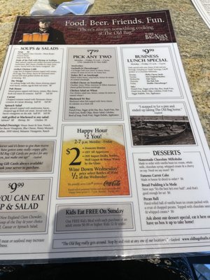 Menu photo 7 The Old Bag of Nails Pub Centerville, OH Menu photo 7 The Old Bag of Nails Pub Centerville, OH