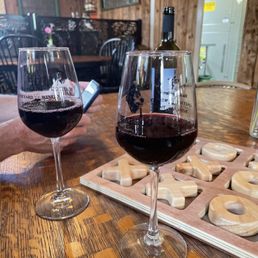 This winery is literally in my backyard. They have excellent wine choices, and spirits and entertainment This winery is literally in my backyard. They have excellent wine choices, and spirits and entertainment