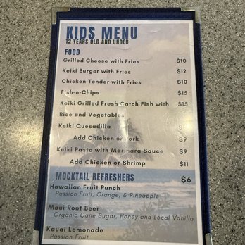 Brennecke's Beach Broiler - Kids menu - Seafood Near Me - Koloa, Hawaii Brennecke's Beach Broiler - Kids menu - Seafood Near Me - Koloa, Hawaii