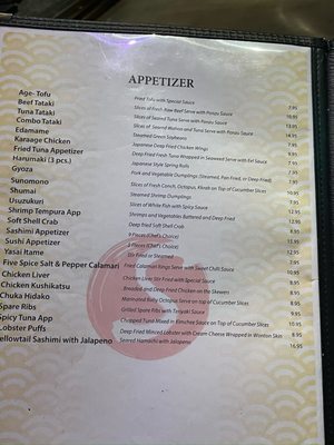 Menu photo 5 Saitos's Japanese Steakhouse Dania Beach, FL Menu photo 5 Saitos's Japanese Steakhouse Dania Beach, FL